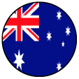 Australia Round Flag Icon