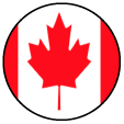 Canada Round Flag Icon