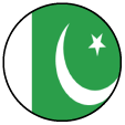 Pakistan Round Flag Icon